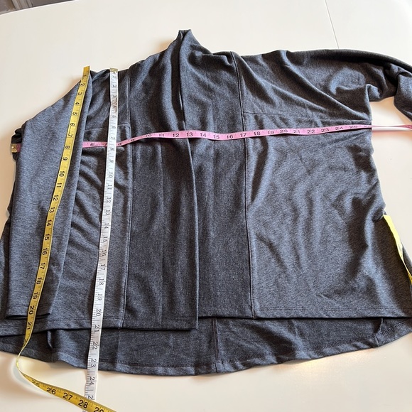 NWT Marika Exhale Charcoal Grey Open Front Cardigan Size S - Picture 7 of 8